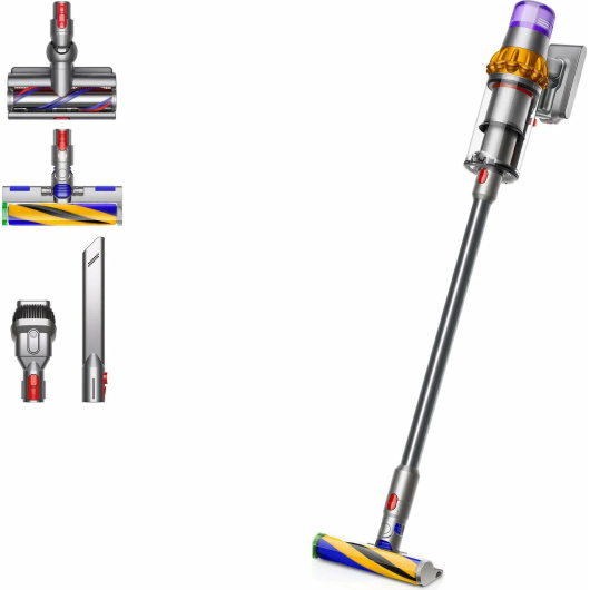 Ручной беспроводной пылесос Dyson V15 Detect Absolute yellow , yellow/nickle