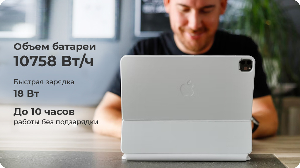 Apple iPad Pro 12.9 (2022) 1024Gb Wi-Fi Серый космос