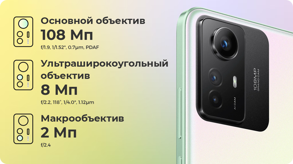 Xiaomi Redmi Note 12S 8/256Gb Global Version Зеленый