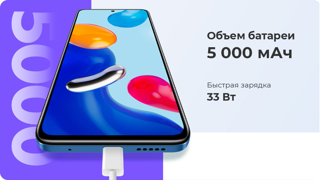 Xiaomi Redmi Note 11 4/128Gb Синий Global Version