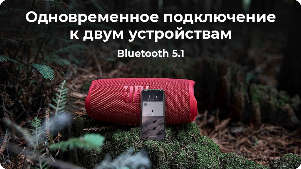 Портативная акустика JBL Charge 5,белый