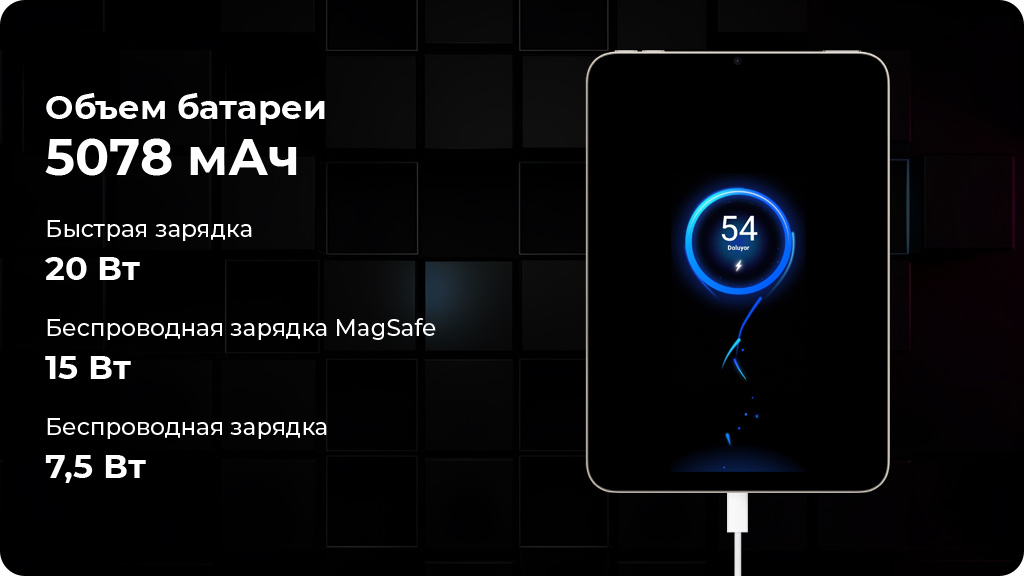 Планшет Apple iPad mini (2024) Wi-Fi 256Gb Серый