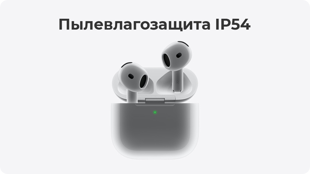 Беспроводные наушники Apple AirPods 4,без шумоподавления (MXP63ZP/A)